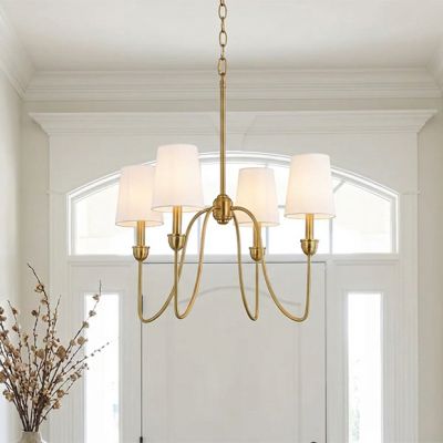 Simply Chic 4 Lamp Chandelier