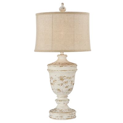 Simply Chic Distressed Table Lamp