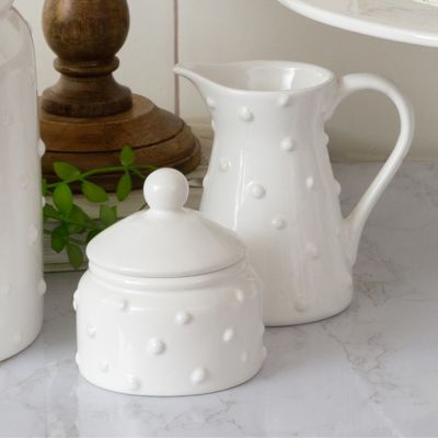 Simply Polka Dot Cream and Sugar Set