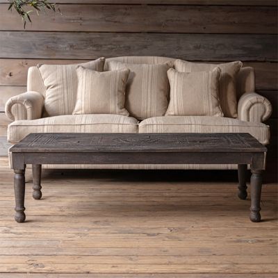 Simply Striped Cushioned Sofa