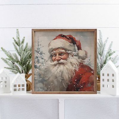 Snowy Portrait Framed Wall Art