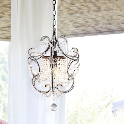 So Posh Hanging Crystals Chandelier