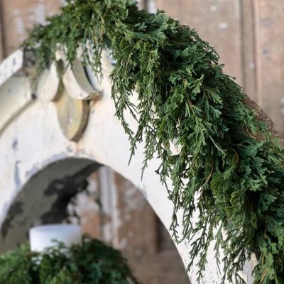 Soft Touch Draping Cedar Garland