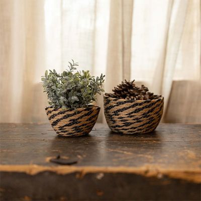 Southwest Style Basket Display Bowls Set of 2