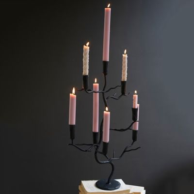 Spooky Halloween Tree 8 Taper Candelabra