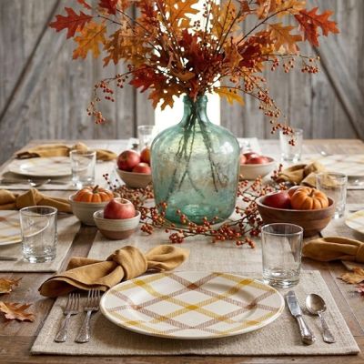 Charming Cottage Plaid Charger Plate