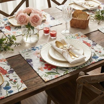 Spring Farmhouse Wildflower Placemat