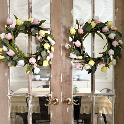 Spring Tulip Wreath