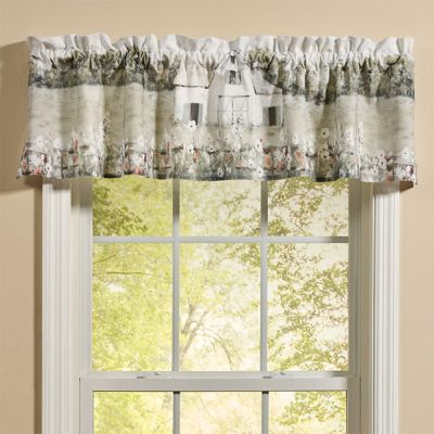 Springtime Barn Cotton Window Valance