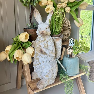 Standing Bunny With Basket Backpack