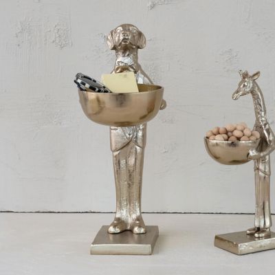 Standing Labrador with Display Bowl