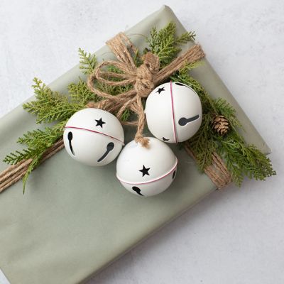 Star Cut Out Sleigh Bell Ornament