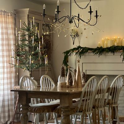 Starry Nights Gold Metal Garland