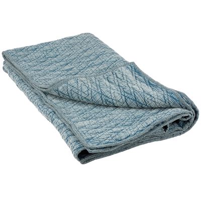 Stitched Diamond Pattern Throw