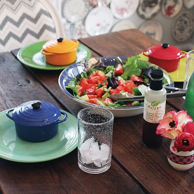 Stoneware Mini Baker With Lid Set of 6