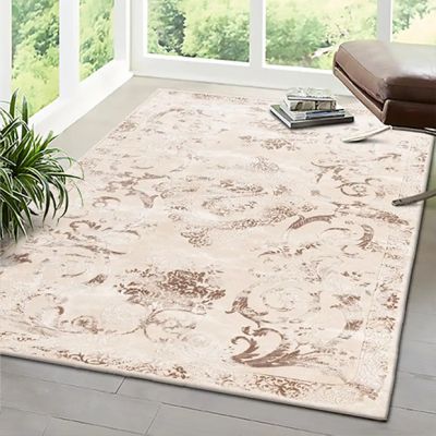 Subtle Flourishes Medallion Area Rug