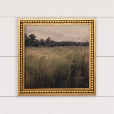 Summer Landscape Print in Gold Frame