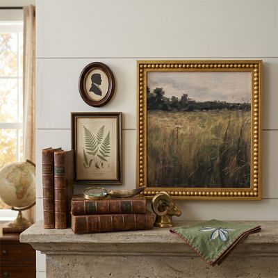 Summer Landscape Print in Gold Frame