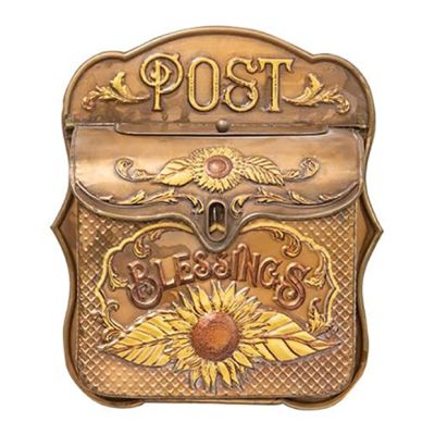 Sunflower Blessings Embossed Post Box