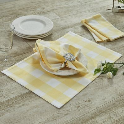 Sunshine Buffalo Plaid Placemat