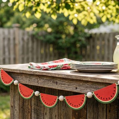Sweet Slice Beaded Watermelon Mini Garland