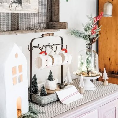 Tabletop Caddy With Hooks