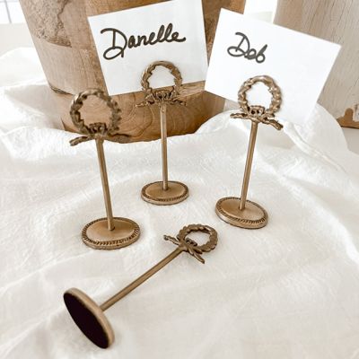 Tall Number Card Holders