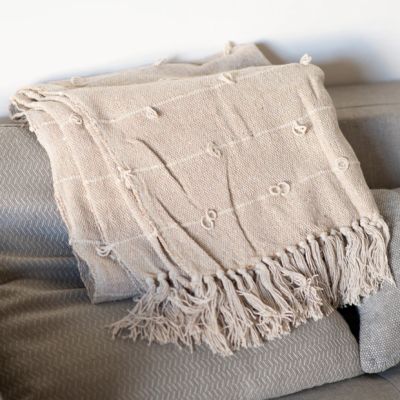 Tasseled Throw Blanket
