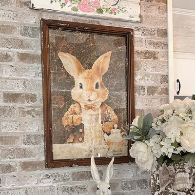 Tea Party Bunny Framed Print