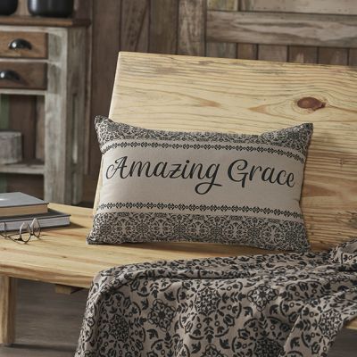 Textured Modern Medallion Amazing Grace Accent Pillow