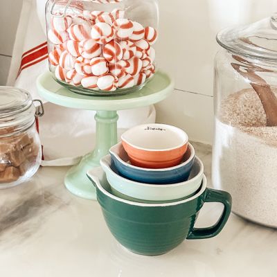 Textured Multi Color Batter Bowl Set of 4