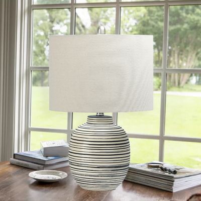 Textured Stripe Accent Lamp