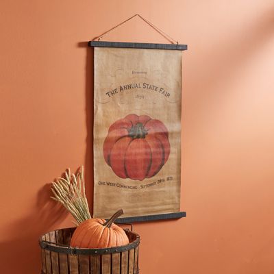 The Annual State Fair Canvas Wall Hanging