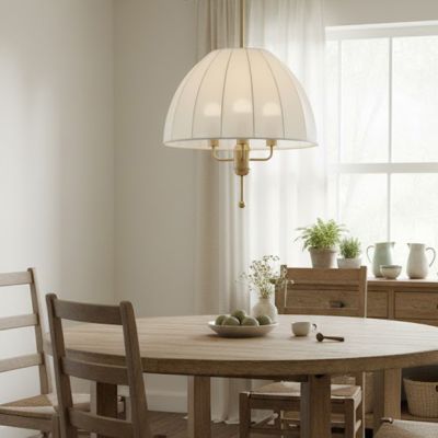 Three Bulb Pendant Light with Dome Shade