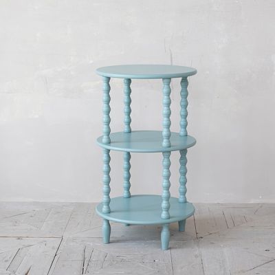 Three Tier Round Table Shelf