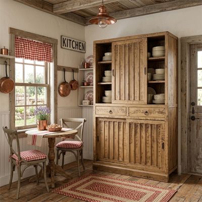 Timeless Accents Elm Storage Cabinet