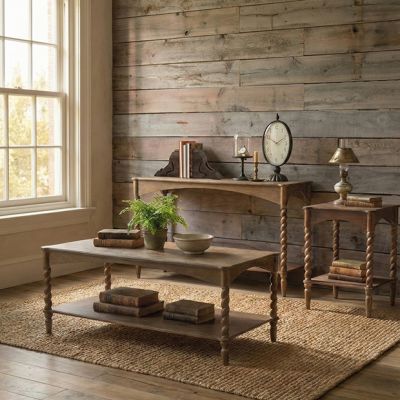 Timeless Accents Turned Leg Wood Furniture Collection