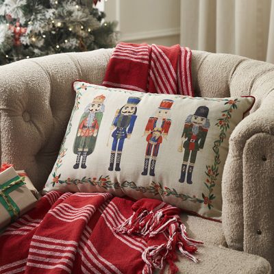 Timeless Christmas Nutcracker Accent Pillow