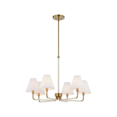 Timeless Contemporary 6 Light Chandelier