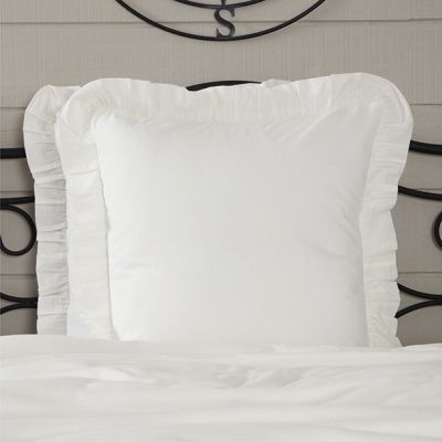 Timeless Cottage Ruffled Euro Sham