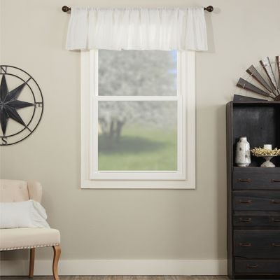 Timeless Cottage Ruffled Window Valance