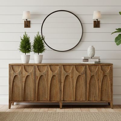 Timeless Farmhouse Reclaimed Elm Sideboard