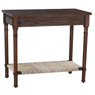 Timeless Farmhouse Turned Leg Accent Table