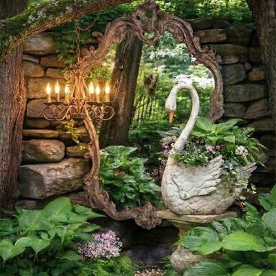 Timeless Grace Swan Planter