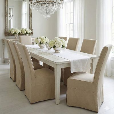 Traditional Dining Chair Slip Cover
