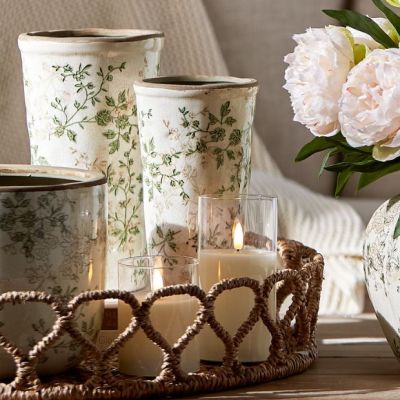 Tranquil Floral Vase Set of 2
