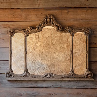 Triple Panel Fountainbleau Wall Mirror