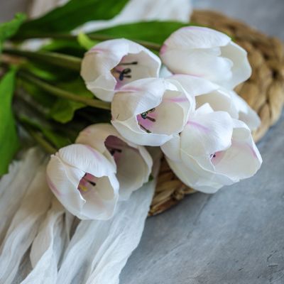 Tulip Bush Decorative Floral Stem
