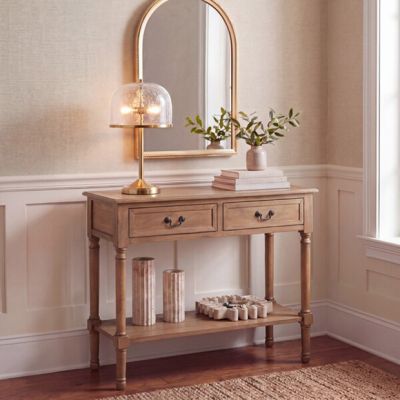 Turned Leg Cottage Console Table