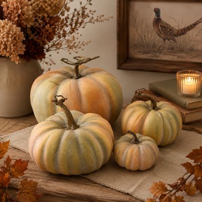Twisted Stem Harvest Pumpkin